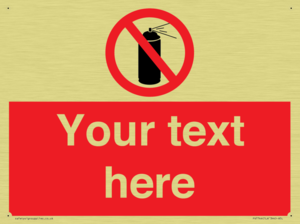 Custom prohibition no aerosol